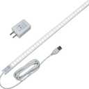 LED Motion Sensor Under Cabinet Lighting,17 inch USB Plug in LED Closet Light Bar, Under Counter Lights Night Light for Kitchen,Wardrobe,Closet,Cabinet,Cupboard,Cool White (6000K) (Cold White)