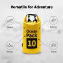 Waterproof Phone Pouch with Adjustable Shoulder Strap - 10l Phone Protector Waterproof Bag for Women and Men - Extra Large Beach Bag or Rain Gear