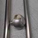 Zenna Home Easy Install Drapery Window Curtain Rod, 48" - 120", Ball Finials, Brushed Nickel