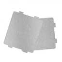 2pcs Microwave Oven Universal Mica Plates Sheets High Temperature Heat Insulation Board, Waveguide Cover fits for Galanz Midea Panasonic LG Microwave Oven(4.25 inch x 3.9 inch)