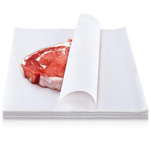 Sublimation White Butcher Paper Disposable Butcher Paper Sheets Square Meat Sheet Precut No Wax for Heat Press, Wrapping Meat, Art Project(50 Pieces,12 x 12 Inches)