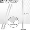 2 Pcs Stainless Steel Trim Strips 304 Brushed Stainless Steel Metal Finishing Sheet Metal Gap Strip Filler Trim for Kitchen Tools(1 x 30 Inch,Silver)
