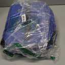 Athletico Bowling Bag for Single Ball - Single Ball Tote Bag With Padded Ball Holder - Fits a Single Pair of Bowling Shoes Up to Mens Size 14 (Blue)