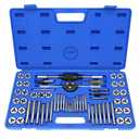 60PCS Tap and Die Set, Metric Standard Size M3 to M12, Threading Tool Set with Complete Accessories and Storage Case, Tap Die Kit for Threading and Rethreading Internal and External Threads
