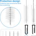 Mity rain 12-Piece Baby Nasal Aspirator Cleaning Kit with Extra Long Brush - Complete Hygiene Set for Electric & Manual Nose Suckers, Includes Storage Box, Perfect Newborn Essentials Gift