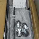 EAGMAK Heavy Duty Clothes Rack for Hanging Clothes Load 556 LBS, Height Adjustable Rolling Clothing Racks, Portable Metal Coat Rack Garment Wardrobe with Wheels and Shelves for Bedroom Laundry, Black