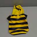 Selena Cat Bee Antennae Costume Hoodies Cute Bee Stripes Dog Kitten Puppy Pet Apparel (Small,Yellow&Black)