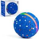 Interactive Dog Toys Dog Ball, Durable E-TPU Material,3 Play Modes with Colorful Lights, Automatic Moving, Bouncing and Rotating for Medium and Large Dogs Indoor & Outdoor (Blue)