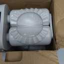 Automatic Electric Dumpling Press Maker Machine - Adjustable and Easy to Operate, With Spoon and Brush - For Home Kitchen Pastry Making (White)