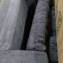 MAXYOYO Convertible Sofa Bed, Pull Out Loveseat Sleeper Sofa, 2 in 1 Folding Couch Bed, Fold Out Floor Couch with Pillows for Living Room Bedroom Lounge, Dark Grey