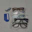 CCVOO Reading Glasses for Women/Men, Eyeglasses, Blue Light Readers for Women/Men, Computer Eye Glasses, Cheaters (*C1 Mix)