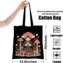 Cute Axolotls Cat, Moon Witch Series Inspirational Quotes Grocery Bags Gifts for Women (Multicolor444)