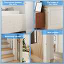Wall Corner Protector - 4PCS, 16"x1.18" - Self Adhesive Clear Corner Protectors for Walls, Cabinet Doors, Edge Protector Trim; Easy to Install Corner Guards for Walls (40.6cm x 3cm)
