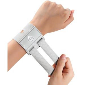 2pcs TFCC Wrist Support Brace, Adjustable Wristband for Ulnar Sided Wrist Pain, Wrist Straps for Weightlifting, Working Out and Pain Relief (Gray)