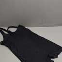 beautyin Women Athletic One Piece Boyleg Racerback Swimming Suits Bathing Suit (X-Large, All Black)