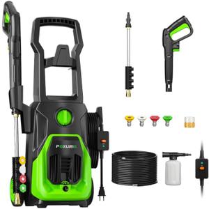 Electric Pressure Washer, 4000PSI 2.8GPM Power Washer, 3-in-1 Self-Priming High Pressure Washer, for Cars, DeckGreen
