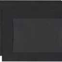 Juvale Paper Photo Frame Set - 5 x 7 In, Black, 50 Pack - Disposable Picture Frames & Wall Decor & DIY Craft Projects