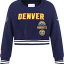 Pro Standard Big Girls NBA Retro Classics Fleece Crewneck Sweatshirt (Medium, Midnight Navy)