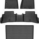 All Weather Floor Mats & Cargo Liner Set for 2017-2022 Kia Sportage (Gas ONLY) Full Set Accessories (Cargo Tray in Upper Deck Position)