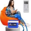 Cold Therapy Machine System with Programmable Timer Remote Control,Ice Machine for Knee after Surgery Recovery,Knee Replacement Recovery Equipment,Quiet Pump, Cryotherapy Pain Relief w/Compression Pad