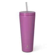 Manna Axel Tumbler & Straw 26oz Purple Stainless Steel New Cup Sealed