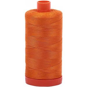 Aurifil Mako Cotton Thread Solid 50wt 1422yds Bright Orange