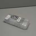 Tatuo 1 Pcs Cable Organizer Box with Wire Ties, Plastic Cord Storage Box with Lid, Electronics Organizer for Home Office Desk Organizers and Accessories (Clear)