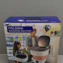 16L Portable Washing Machine with 30 Laundry Tablets, Mini Foldable Washer for Underwear Baby Clothes Socks, 3 Washing Modes, Portable Washer Ideal for Dorms, Apartments, RVs & Camping