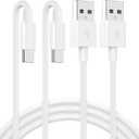 Car Carplay Cable for Apple iPhone 17 Pro Max/17 Air/16 Plus/15, 2Pack 6ft USB A to USB C Carplay Charger Cable Cord for iPad Pro 12.9/11 inch/iPad Air 5th/ipad Mini 6th Gen iPad Type C Charging Cable