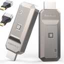 Wireless HDMI Transmitter and Receiver, 165Ft 4K Decode 1080P Output Plug & Play Wireless HDMI, Easy Setup 2.4G/5G Portable HDMI Extender for TV/Projector/PC/Conference