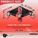 Heavy Duty Furniture Movers with 5-Wheel Dollies, Furniture Dolly Set with Lifter & Base, 360 Swivel Casters, Non-Slip Pads, Up to 2000 lbs Load Capacity