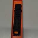 Bandletic Compatible with Apple Watch Ultra Band Men Women, Wide Tactical Military Nylon Rugged Soft Sport Loop for iWatch 49mm(Ultra 3/2/1),46mm(11/10),45mm(9/8/7),44mm(SE3/SE2/SE/6/5/4),42mm(3/2/1) (Black)