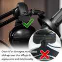 Headphones Slider Cover Kit for Beyerdynamic Headphones - 2 Pcs (Black)