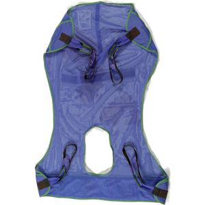 ProHeal Universal Full Body Mesh Lift Sling With Commode Opening, Large, 56" x 43.5" - Polyester Slings for Patient Lifts - Compatible with Hoyer, Invacare, McKesson, Drive, Lumex, Joerns