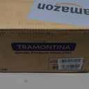 Tramontina Tri-Ply Clad Stainless Steel 8-Quart Stock Pot with Lid, Induction-Ready Pasta Pot, Dishwasher-Safe, NSF-Certified, Made in Brazil