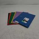 Five Star 4-Pocket Folder, 6 Pack, Paper Folder, Fits 3-Ring Binders, Holds 8-1/2" x 11" Paper, Assorted Colors (38056) (Black, Blue, Red, Green, Purple, Yellow)