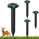 Deer Repellent,Deer and Rabbit Repellent,Deer Repellent Devices,for Garden&Outdoor,Deer Repellent for Plants&Trees,Deer Deterrent,Solar Deer Repellent Devices,Sonic&Waterproof (4)