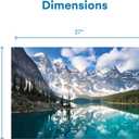 Enovoe Puzzles for Adults 1000 Pieces - Featuring Moraine Lake Alberta - Challenging and Educational Masterpieces Puzzle for Kids - Large, 27x 20 inches - Jigsaw Puzzles 1000 Pieces for Adults