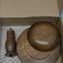 Wood Hat Display Stand, Vintage Hat Holder Freestanding Table Hat Rack Antique Hat Holder Hat Support Rack Mushroom Hat Display for Wig, Cap, Hat
