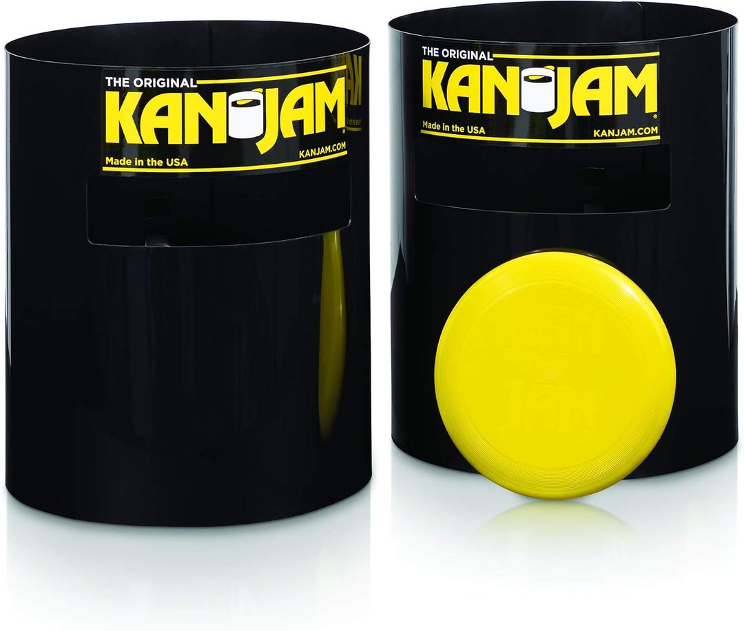 Kan Jam Disc Toss Game - American Made Outdoor Game for The Backyard, Beach, Park, Tailgates - Original, Illuminate, Pro, Travel Edition, and Carry Bag Only, 20" X16"