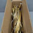 30" Gold Chandelier, 9-Light Modern Farmhouse Chandelier for Dining Room Lighting Fixtures Hanging, Candle Chandelier Light for Living Room, Kitchen Island, Bedroom and Entryway (Bulbs Not Included)