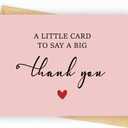 50 Pack 350GSM | Thank You Cards with Envelopes | Thank You Notes & Cards for Teacher, Graduation, Business, Holiday, Christmas, Baby Shower, and Wedding | Small | Decorations & Gifts