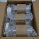 JARMING COLLECTIONS 32oz Extra Wide Mouth Glass Storage Jar with BPA-Free Plastic Lid  Quart Size Airtight Mason Jar for Kitchen, Pantry, and Food Storage (Set of 3)