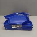 Tellingyou 3 Pcs 13.7" Graduation Fillable Letter,Plastic Number Trays for Food 2025,2025 Charcuterie Number,Grad Fillable Letter for Class of 2025 Congrats Grad Party Supplies (Blue)