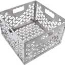 12 Inch Charcoal Firebox Basket for Oklahoma Joe Offset Smoker, Grill Accessories for Long and Efficient Smoking, 12" x 12" x 7.5 "Fire Basket for Oklahoma Joes Highland (Stainless Steel) (silver)