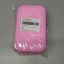 Kids Instant Print Camera Case for ESOXOFFORE Digital Video Cameras with 3 Rolls Paper Refill, Toddler Film Camera Storage Holder Bag with Mesh Pocket for Thermal Paper Accessories (Box Only) - Pink