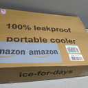 Vogano 40 Can Soft Cooler Bag - Insulated Leak-Proof Large Cooler Bag with Roll-Top Waterproof Seal | Portable Ice Chest for Camping, Beach, Travel, Picnics | 24HR Cold Retention