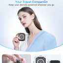 Magnetic Wireless Charger for iPhone: Fodable 3 in 1 Charging Station for Multiple Apple Devices - Travel Charging Pad Dock for Apple Watch iPhone 17 16 15 14 13 12 Pro Max Plus & Airpod