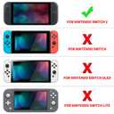 eXtremeRate DIY Replacement Shell Buttons for Nintendo Switch 2, Full Set Rear Back Plate Controller Housing with Button for Switch 2 Handheld Console & Joycon 2 - Deluxe Version - Clear Atomic Purple