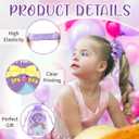 24 Set Purple Spa Party Hair Scrunchies Gift Bulk For Guest With Greeting Cards And Organza Bags Girls Sleepover Party Favors Elastic Hairband Bachelor Sleeping Slumber Party Supplies